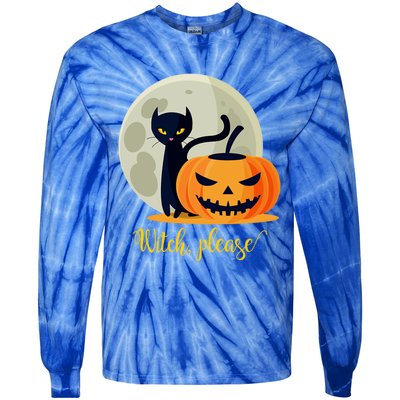 Witch Please Gift Tie-Dye Long Sleeve Shirt