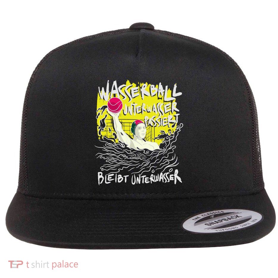 Water Polo German Flat Bill Trucker Hat