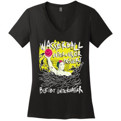 Water Polo German Women's V-Neck T-Shirt