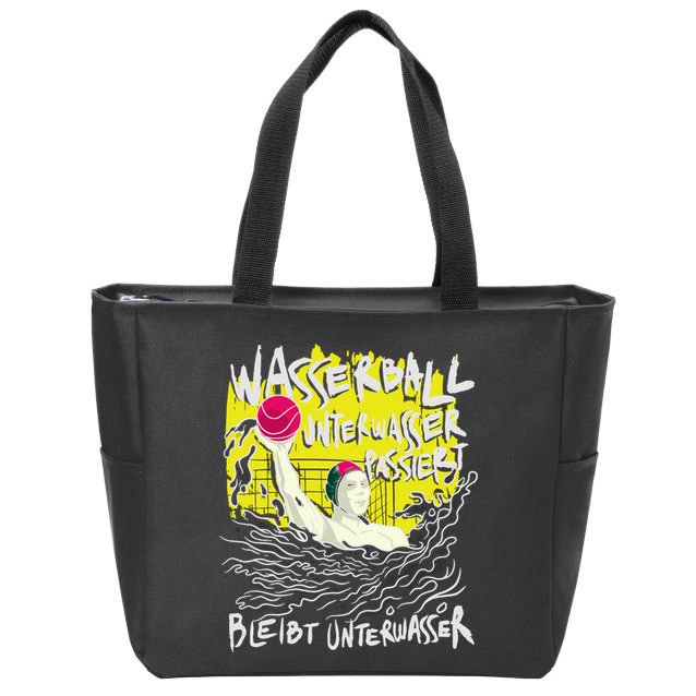 Water Polo German Zip Tote Bag