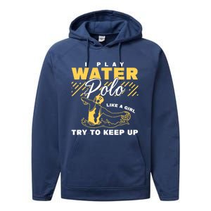 Water Polo Girl Waterpolo Sport Wo Water Polo Performance Fleece Hoodie