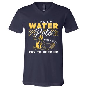 Water Polo Girl Waterpolo Sport Wo Water Polo V-Neck T-Shirt