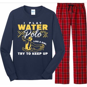 Water Polo Girl Waterpolo Sport Wo Water Polo Long Sleeve Pajama Set