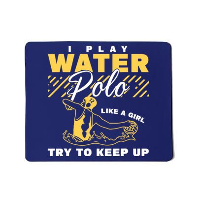 Water Polo Girl Waterpolo Sport Wo Water Polo Mousepad