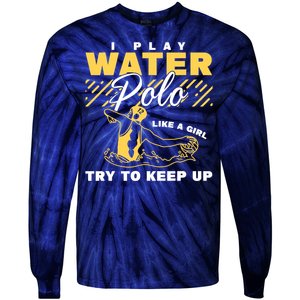 Water Polo Girl Waterpolo Sport Wo Water Polo Tie-Dye Long Sleeve Shirt