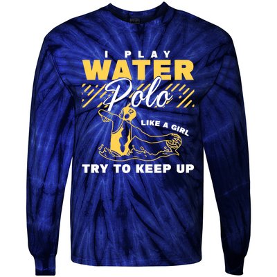 Water Polo Girl Waterpolo Sport Wo Water Polo Tie-Dye Long Sleeve Shirt