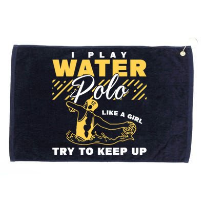 Water Polo Girl Waterpolo Sport Wo Water Polo Grommeted Golf Towel