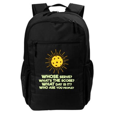 Womens Pickleball Gift Pickle Ball Player Pickleball Funny VNeck TShirt Backpack