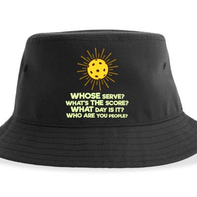 Womens Pickleball Gift Pickle Ball Player Pickleball Funny VNeck TShirt Sustainable Bucket Hat
