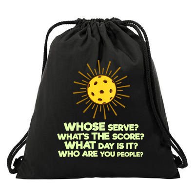 Womens Pickleball Gift Pickle Ball Player Pickleball Funny VNeck TShirt Drawstring Bag
