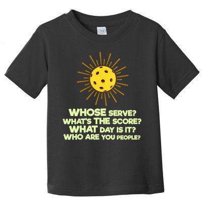 Womens Pickleball Gift Pickle Ball Player Pickleball Funny VNeck TShirt Toddler T-Shirt