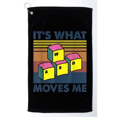 WASD PC Gamer Gifts Video Gaming Boy Men Vintage Gift Golf Towel
