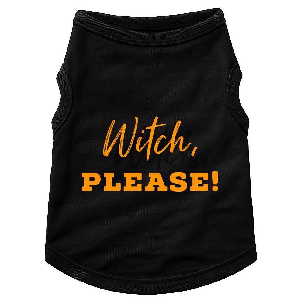 Witch Please Gift Doggie Tank