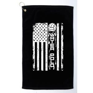 Water Polo Gift Cute Team Aquatic Sport Hood Usa Gift Platinum Collection Golf Towel