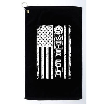 Water Polo Gift Cute Team Aquatic Sport Hood Usa Gift Platinum Collection Golf Towel