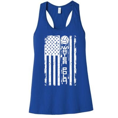 Water Polo Gift Cute Team Aquatic Sport Hood Usa Gift Women's Racerback Tank