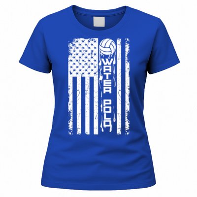 Water Polo Gift Cute Team Aquatic Sport Hood Usa Gift Women's T-Shirt