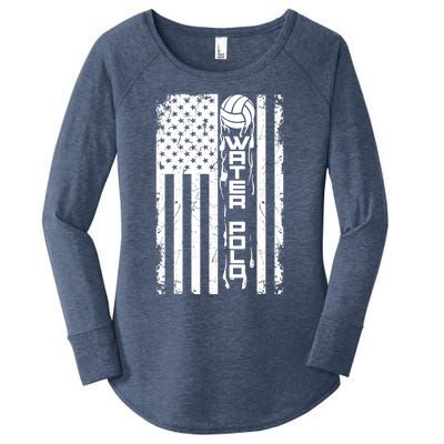 Water Polo Gift Cute Team Aquatic Sport Hood Usa Gift Women's Perfect Tri Tunic Long Sleeve Shirt