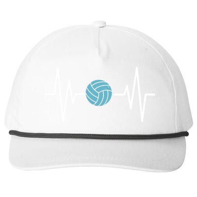 Water Polo Heartbeat Waterpolo Love Water Polo Cute Gift Snapback Five-Panel Rope Hat