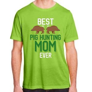 Wild Pig Hunter Mom Best Pig Hunting Mom Ever Gift Adult ChromaSoft Performance T-Shirt