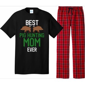 Wild Pig Hunter Mom Best Pig Hunting Mom Ever Gift Pajama Set