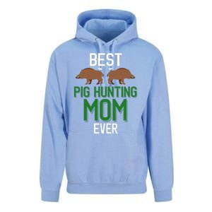 Wild Pig Hunter Mom Best Pig Hunting Mom Ever Gift Unisex Surf Hoodie