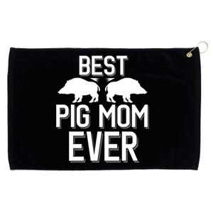 Wild Pig Hunting Best Pig Mom Ever Gift Grommeted Golf Towel