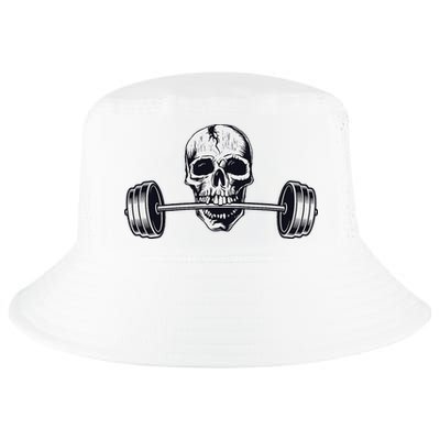 Weightlifting  Powerlifting Heavy Barbell Skull Cool Comfort Performance Bucket Hat