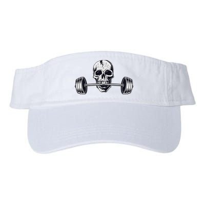 Weightlifting  Powerlifting Heavy Barbell Skull Visor
