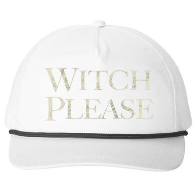 Witch Please Halloween Great Gift Snapback Five-Panel Rope Hat