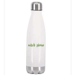 Witch Please Halloween Cool Gift Stainless Steel Insulated Water Bottle