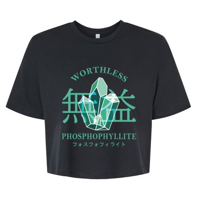 Worthless Phosphophyllite Houseki No Kuni Bella+Canvas Jersey Crop Tee