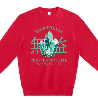 Worthless Phosphophyllite Houseki No Kuni Premium Crewneck Sweatshirt