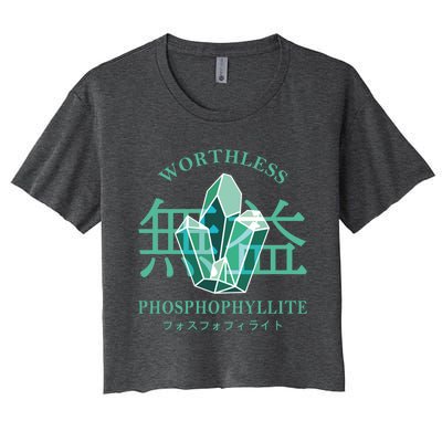 Worthless Phosphophyllite Houseki No Kuni Women's Crop Top Tee