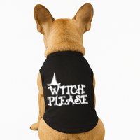 Witch Please Halloween Funny Doggie Tank