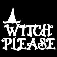 Witch Please Halloween Funny Flatbill Hat