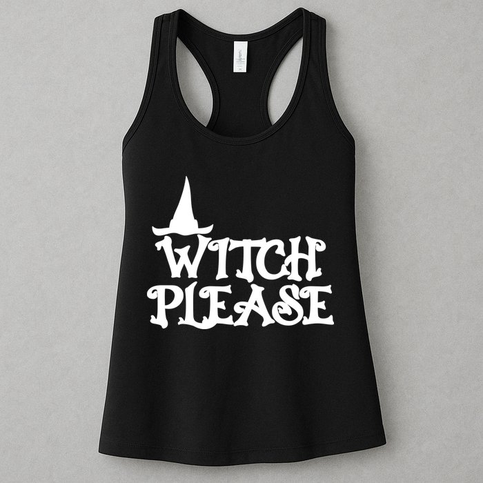 Witch Please Halloween Funny Womens Tank Top