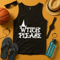 Witch Please Halloween Funny Tank Top