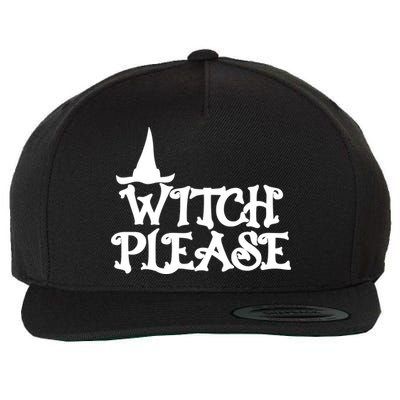 Witch Please Halloween Funny Wool Snapback Cap