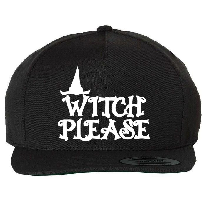 Witch Please Halloween Funny Wool Snapback Cap