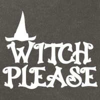 Witch Please Halloween Funny Cotton Canvas Backpack