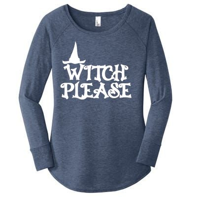 Witch Please Halloween Funny Women's Perfect Tri Tunic Long Sleeve Shirt