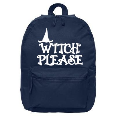 Witch Please Halloween Funny 16 in Basic Backpack