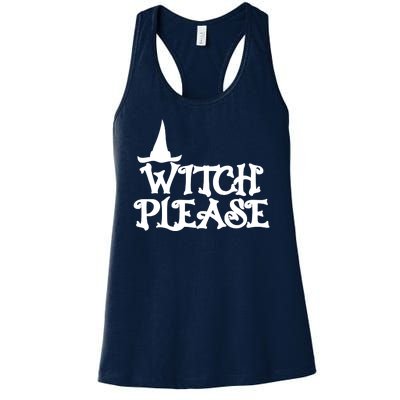 Witch Please Halloween Funny Women's Racerback Tank