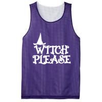 Witch Please Halloween Funny Mesh Reversible Basketball Jersey Tank