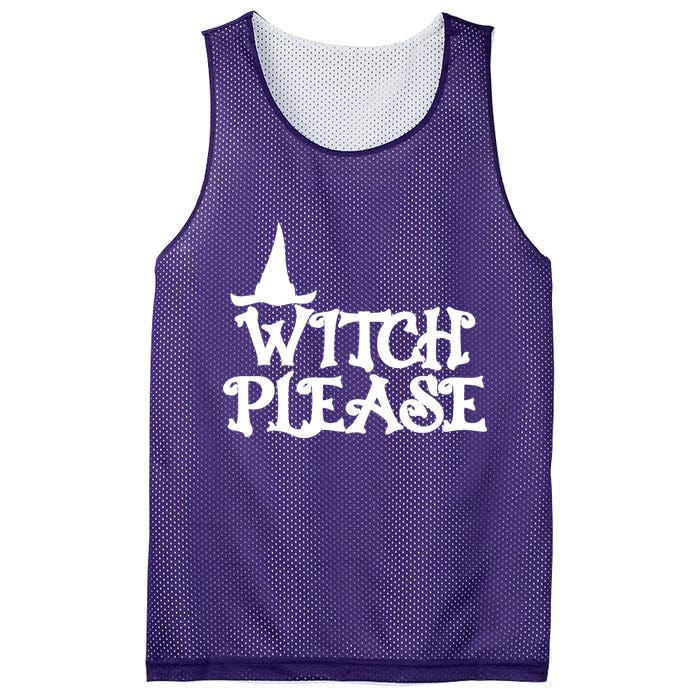 Witch Please Halloween Funny Mesh Reversible Basketball Jersey Tank