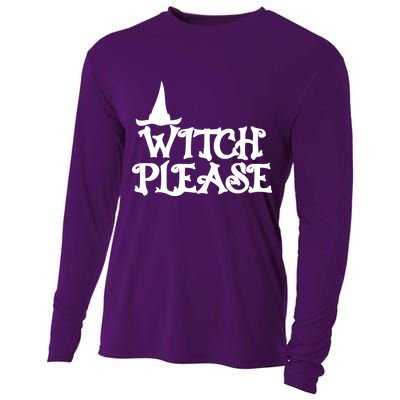 Witch Please Halloween Funny Cooling Performance Long Sleeve Crew