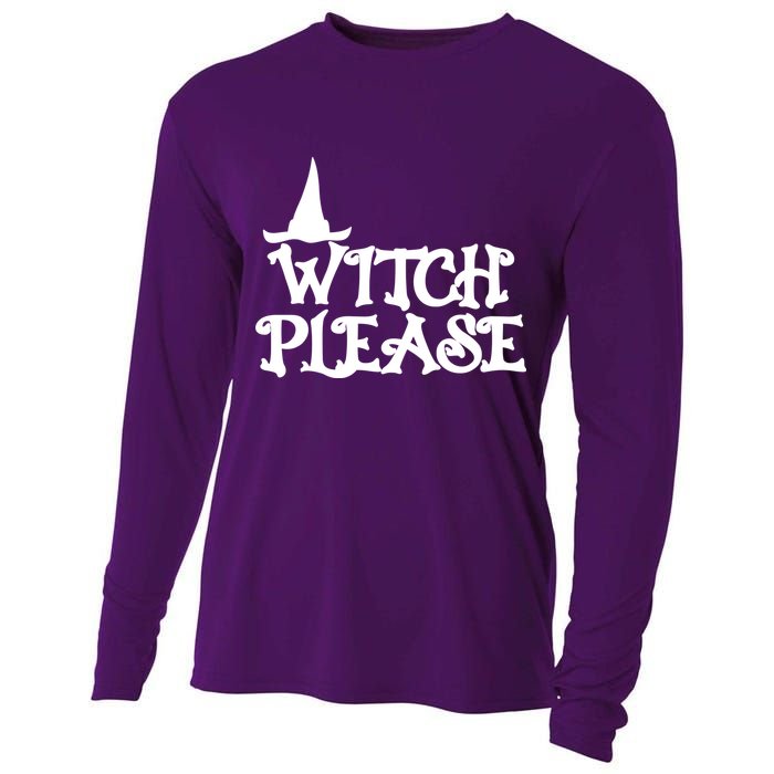 Witch Please Halloween Funny Cooling Performance Long Sleeve Crew