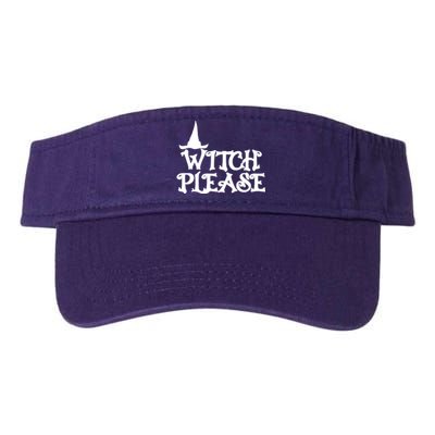 Witch Please Halloween Funny Valucap Bio-Washed Visor