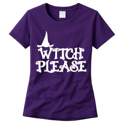 Witch Please Halloween Funny Womens T-Shirt